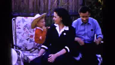 Long Island New York (1965): Mom And Dad Sitting With Each Other As Mom Talks With