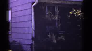 Long Island New York (1965): A View Of A House And A Boy Riding On A Bik Or