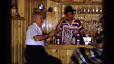 Long Island New York (1965): Two People Having A Drink At A Small Bar Indoors