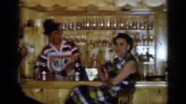 Long Island New York (1965): A Man And A Woman Enjoy Drinks In A Tavern