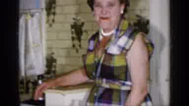 Long Island New York (1965): Lady Points At Man Then Man Uses Wash Cloth Then Two