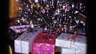 Long Island New York (1965): A Festive Christmas Gifts Nestled Under A Tree In A