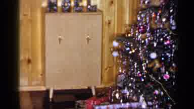 Long Island New York (1965): Decorated Christmas Tree With Presents Below It