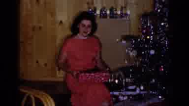 Long Island New York (1965): Woman Sits With A Present Then Looks And Feels Where