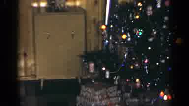 Long Island New York (1965): Decorated Christmas Tree With Presents Under Tree In