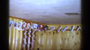 Long Island New York (1965): Shot Moves Around Top Of Club Room Showing Cards And