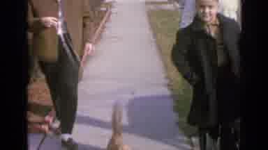 Long Island New York (1965): Father Behind Camera Recording His Family On A Walk