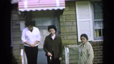 Long Island New York (1965): Mother Walks Favorite Rescue Cat On Leash For First