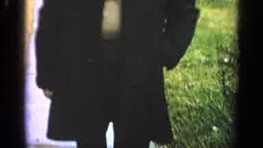 Long Island New York (1965): Small Boy In Long Coat And Dress Shoes And Three