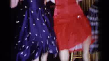 Mineola New York (1966): People Doing The Can Can Dance