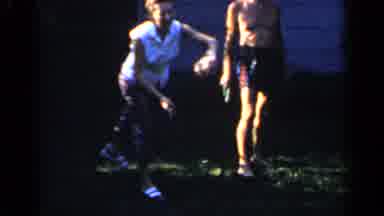 Mineola New York (1966): Backyard Horseshoe Toss
