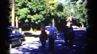 Mineola New York (1966): Child Being Guided On A Horse