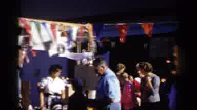 Mineola New York (1966): People Are Gathering Around For Some Kind Of Event Going