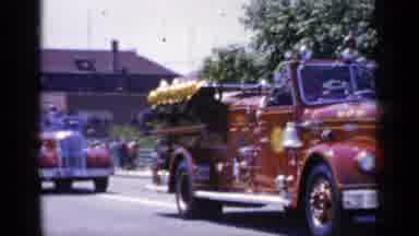 Mineola New York (1966): Firefighters In Action
