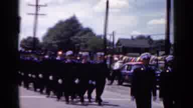 Mineola New York (1966): American Soldiers Marching In Parade Also With Marching