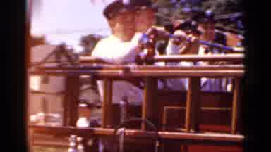 Mineola New York (1966): Dated Fire Rescue Vehicles Performing In Parade While