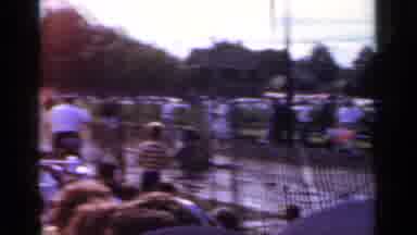 Mineola New York (1966): Fire Truck Parade With The Locals Watching The