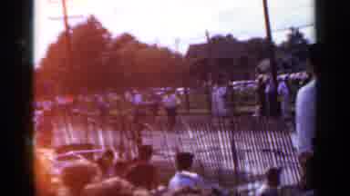 Mineola New York (1966): Competition With Hose And Truck To Determine The Best