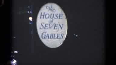 Massachusetts USA (1968): The Entrance To The House Of Seven Gables Landmark In