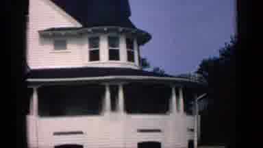 Massachusetts USA (1968): A House And A Rocky Shore Along Water