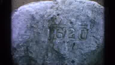 Massachusetts USA (1969): Rock With 6/20 Engraving