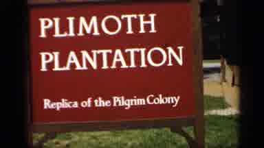 Massachusetts USA (1969): I Real Life Look At A Replica Of The Plymouth Plantation