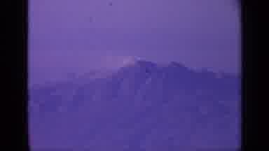 India-1970: Admiring The Mountains By Plane At An Incredible Height With A