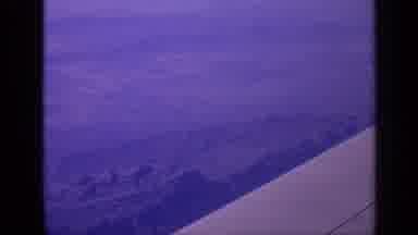 India (1970): Beautiful Aerial Vast Mountain Lands Alongside Vast Blue Ocean