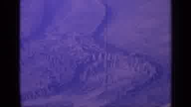 India (1970): A Rocky Crater Seen From Above With A Particular Circular Patterns