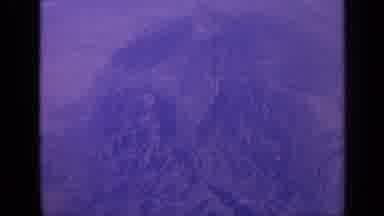 India (1970): A Very Jagged Mountain Formation Seen From Above The Sky