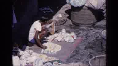 India (1970): Women Washing Clothes