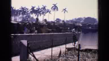 India (1970): People Walking In Modern Street Near White Mosque Islamic Religion