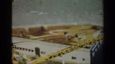 United Kingdom (1970): A Computerized Image Of A Oil Rig And Then A High Angle An