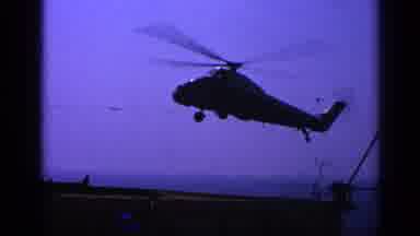 United Kingdom (1970): Helicopter Landing On A Ship
