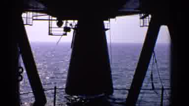 United Kingdom (1970): Ship On Open Sea On Bright Sunny Day
