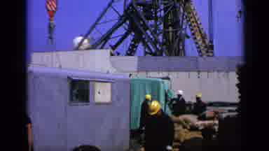 United Kingdom (1970): Scientists Working On A Maritime Platform For Underwater