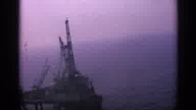 United Kingdom (1970): Large Boat Sways In The Open Ocean During A Beautiful