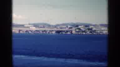CUBA-1962: Blue Ocean Water And City On A Sunny Day
