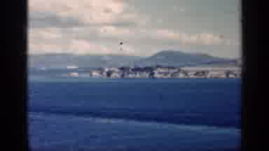 CUBA-1962: The View Across The Water As A Ship Passes By