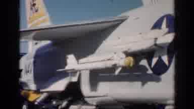 CUBA-1962: U.S. Navy Fighter Jet With Rockets Attached And Pilot Prepares For Flight