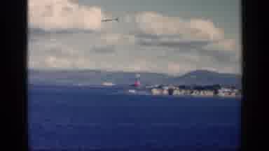 Cuba (1962): Plane Flying Low Over The Sea On A Cloudy Day