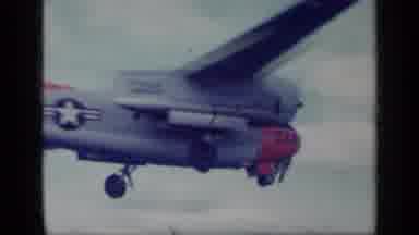 CUBA-1962: Military Plane Flying and Landing Over Water