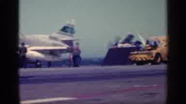 Cuba (1962): Old Footage Of Works On A Navy Ship With Military Aircrafts