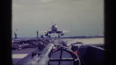 Cuba (1962): Military Plane Taking Off On A Short Runway On The Deck Of A Massive