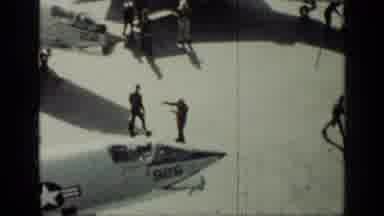 CUBA-1962: B&W Footage Of Military Personnel On Tarmac With Fighter Jets