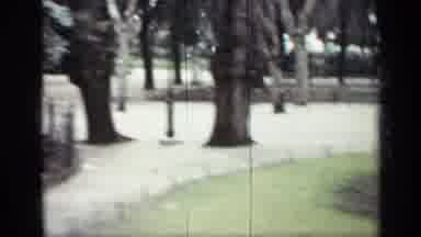 Cuba (1962): Camera Moves Quickly By Outdoor Park Then Shows Small Houseboats In
