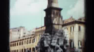 Cuba (1962): Photographer Admiring La Fontana Dei Quattro Fiumi While Civilian