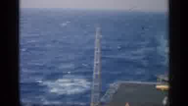 Cuba (1962): War Ships With Aircraft Carrier Runway On The Ocean With People