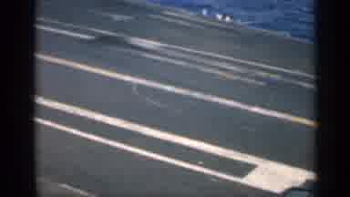 CUBA-1962: Aircraft Carrier Deck With Crew And Utility Vehicle