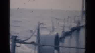 CUBA-1962: Navy Boat On The Water With Crew On The Deck